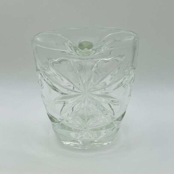 Clear Starburst Anchor Hocking Glass Cream Pitcher Vintage 1960's - Picture 4 of 7